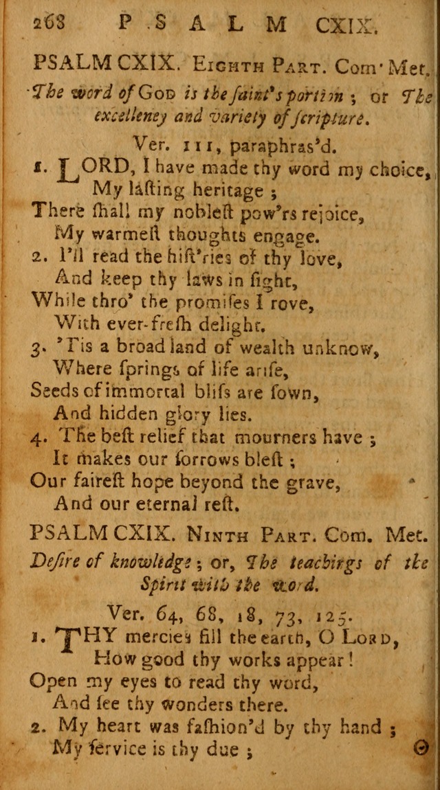 The Psalms of David: imitated in the language of the New Testament, and applied to the Christian state and worship page 268