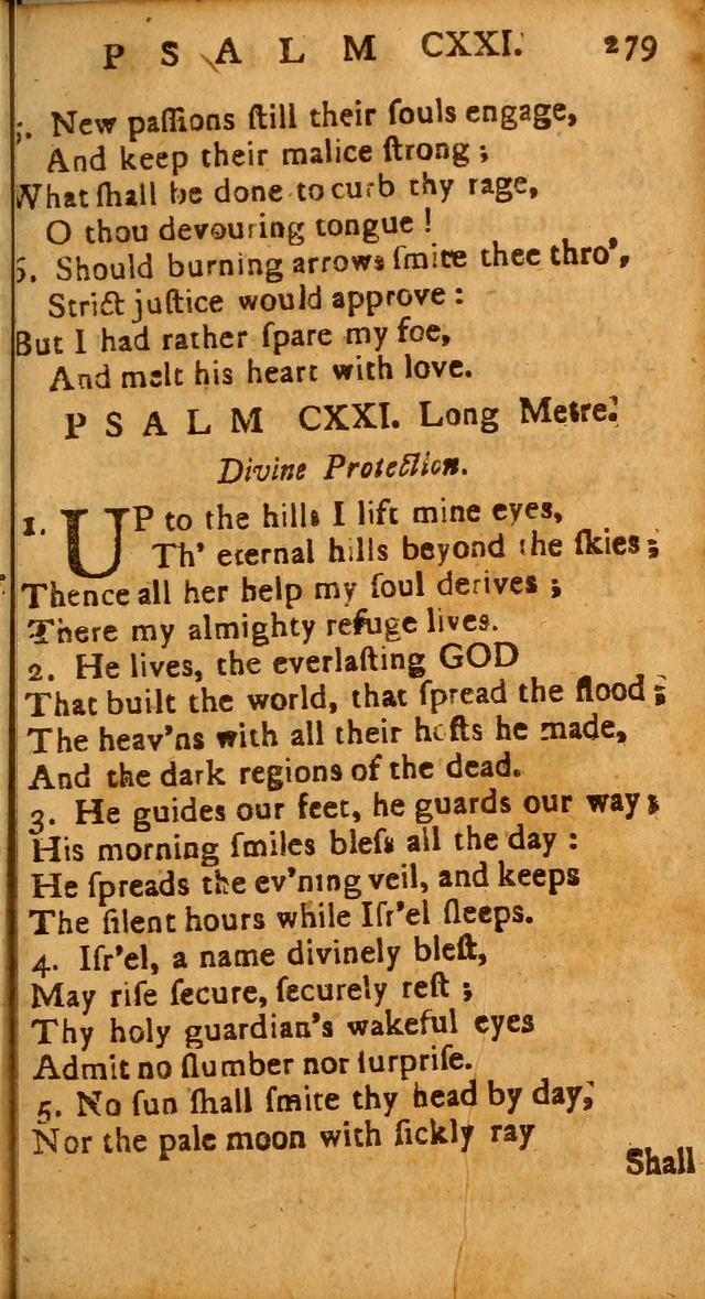 The Psalms of David: imitated in the language of the New Testament, and applied to the Christian state and worship page 279