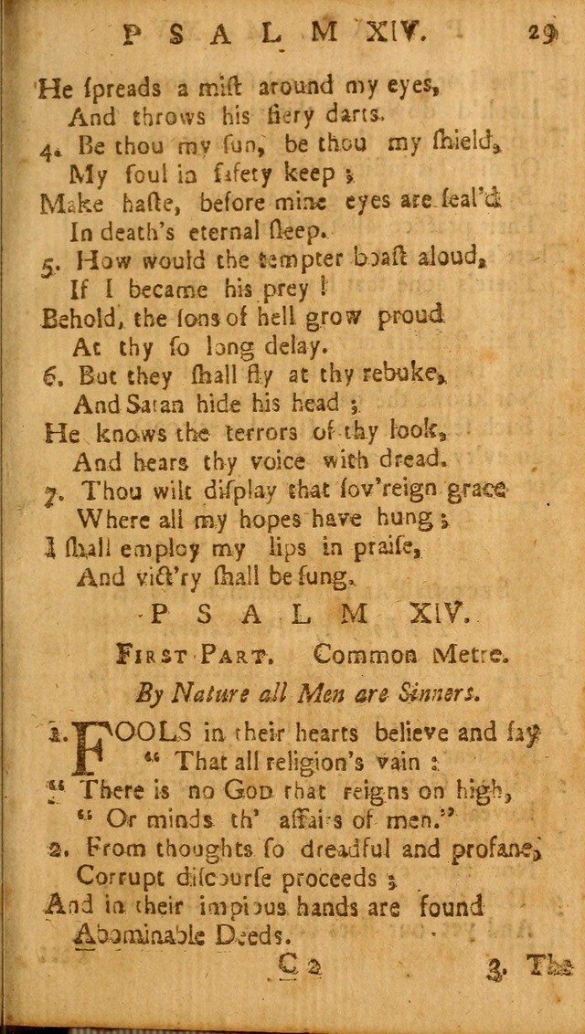 The Psalms of David: imitated in the language of the New Testament, and applied to the Christian state and worship page 29
