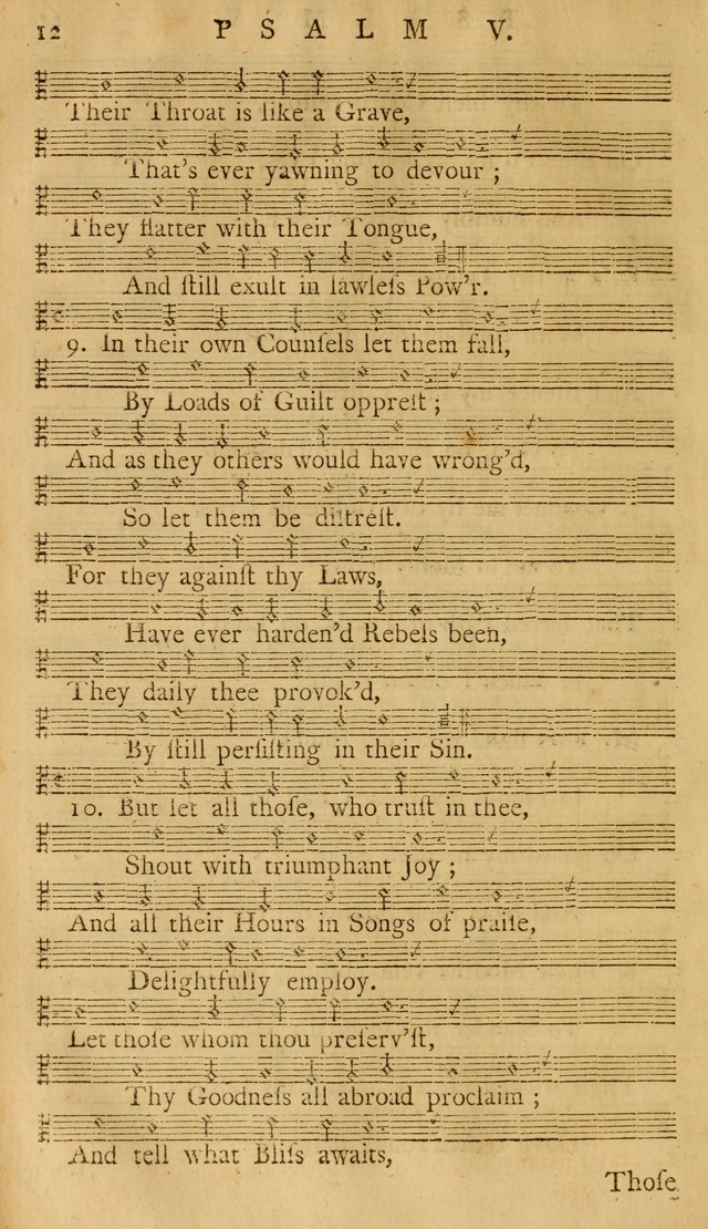 The Psalms of David: with the Ten Commandments, Creed, Lord