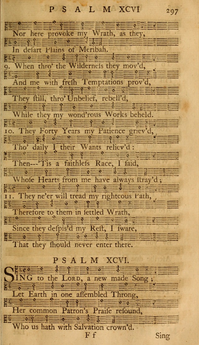The Psalms of David: with the Ten Commandments, Creed, Lord