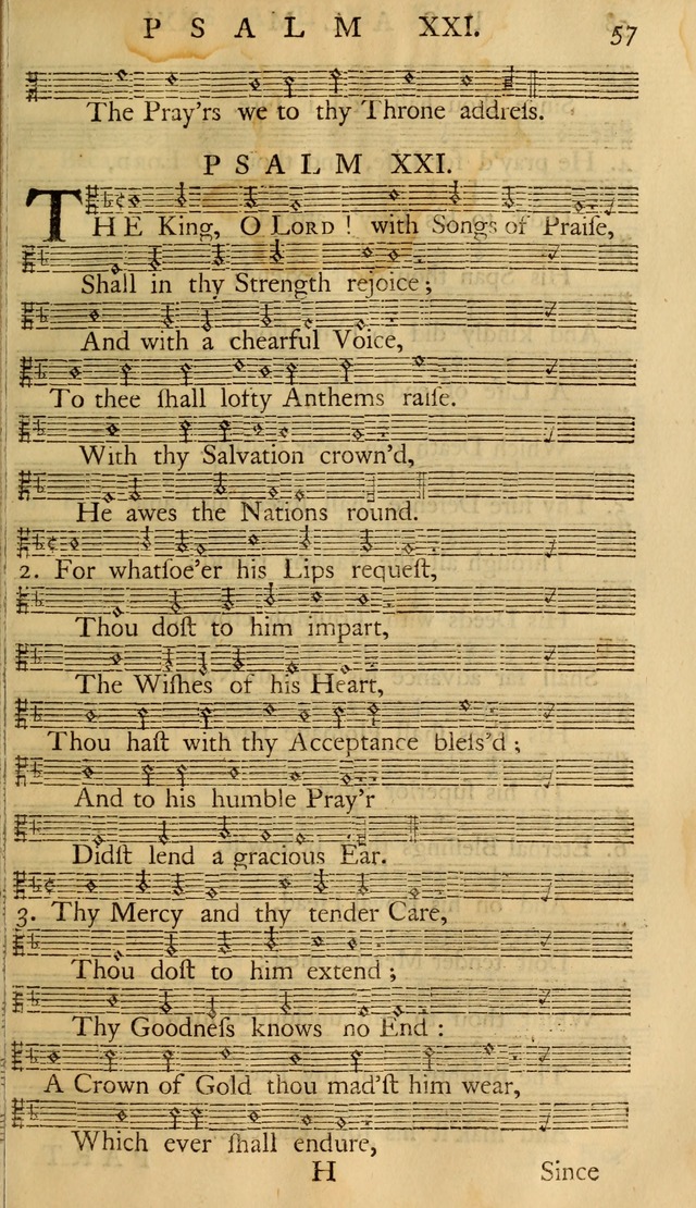 The Psalms of David: with the Ten Commandments, Creed, Lord