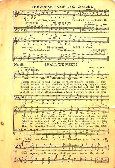 Praise Evangel: for Sunday-schools, revivals, singing-schools, conventions and general use in Christian work and worship page 59