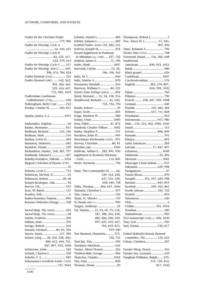 Psalms for All Seasons: a complete Psalter for worship page 1102