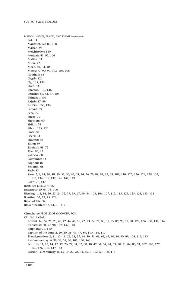 Psalms for All Seasons: a complete Psalter for worship page 1108