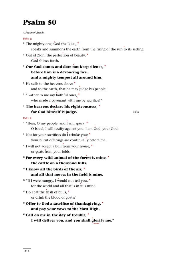 Psalms for All Seasons: a complete Psalter for worship page 314