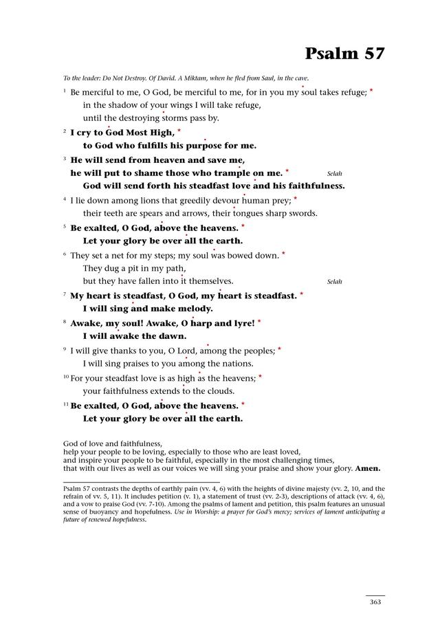 Psalms for All Seasons: a complete Psalter for worship page 363