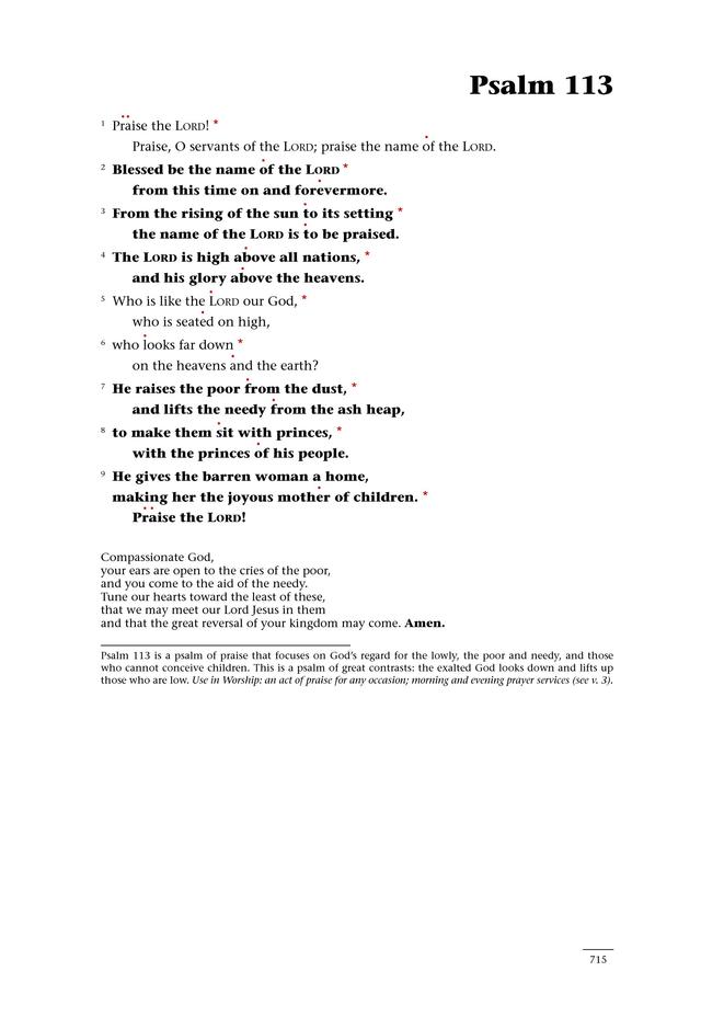Psalms for All Seasons: a complete Psalter for worship page 717
