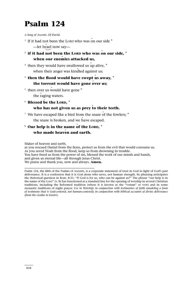Psalms for All Seasons: a complete Psalter for worship page 820
