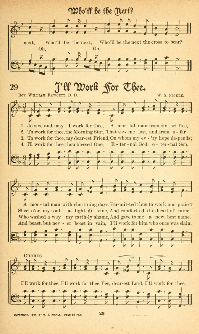 Pentecostal Hymns No. 1: a Winnowed Collection for Evangelistic Services, young people
