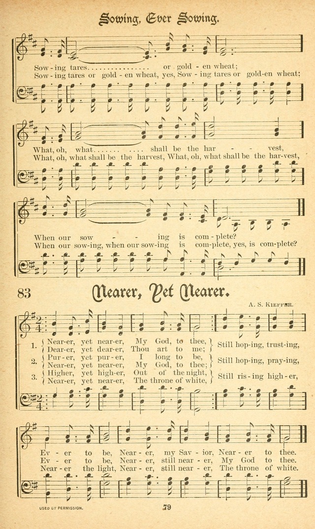 Pentecostal Hymns No. 1: a Winnowed Collection for Evangelistic Services, young people