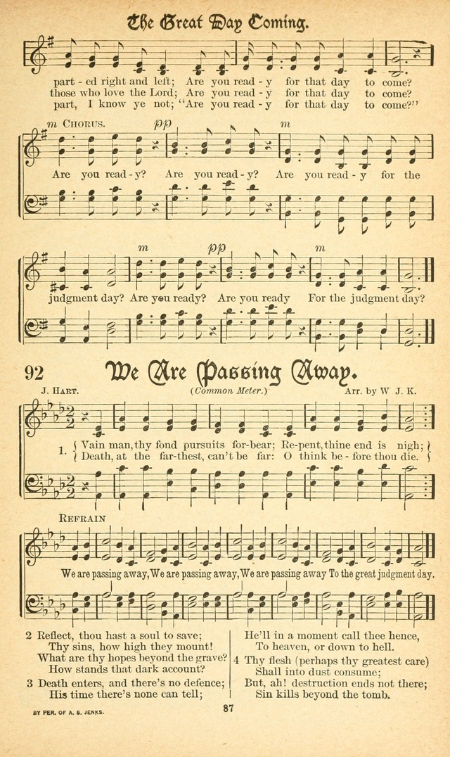 Pentecostal Hymns No. 1: a Winnowed Collection for Evangelistic Services, young people