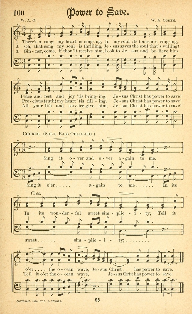 Pentecostal Hymns No. 1: a Winnowed Collection for Evangelistic Services, young people