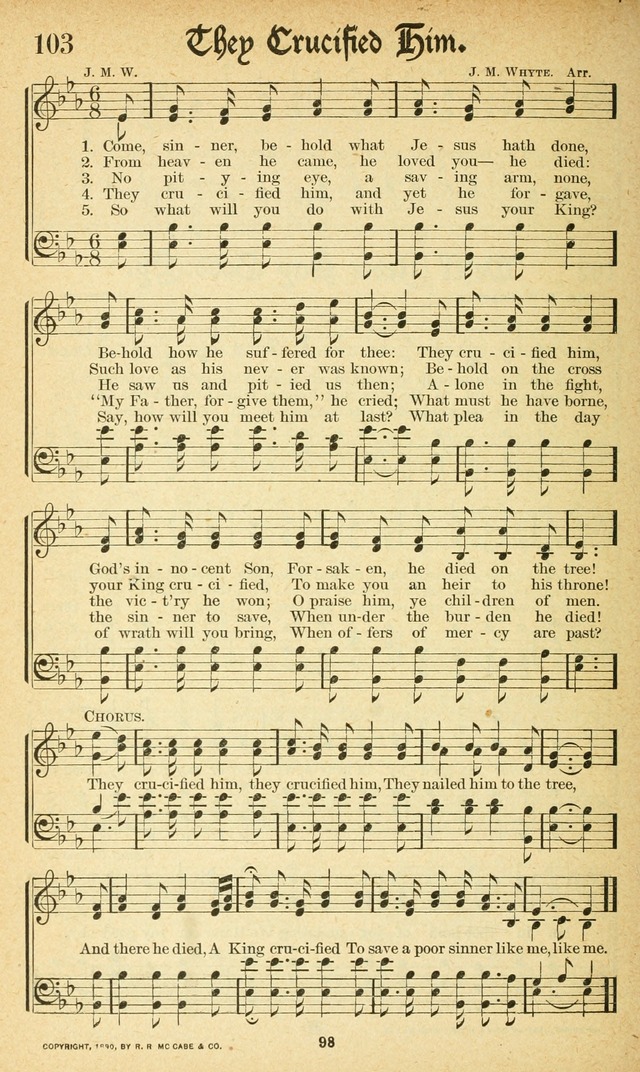 Pentecostal Hymns No. 1: a Winnowed Collection for Evangelistic Services, young people