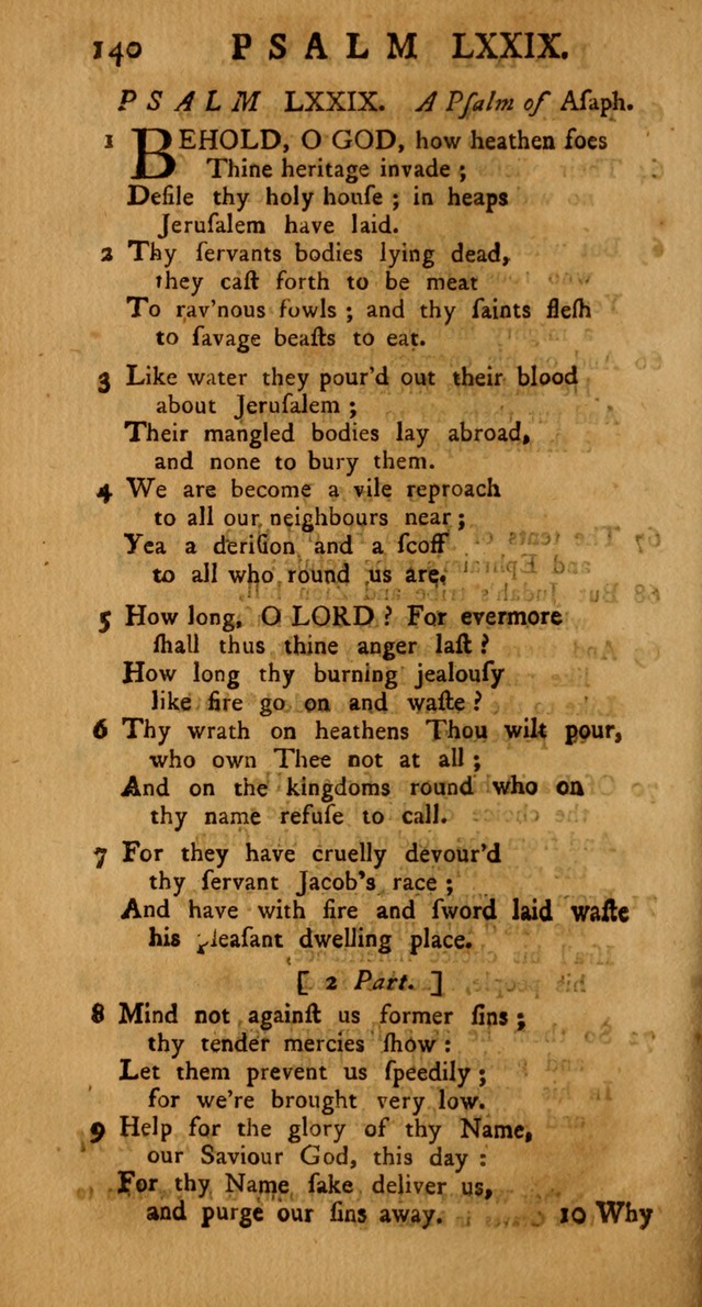 The Psalms Hymns and Spiritual Songs of the Old and New Testament, faithfully translated into English Metre: being the New-England Psalm-Book, revised and improved... (2nd ed.) page 140
