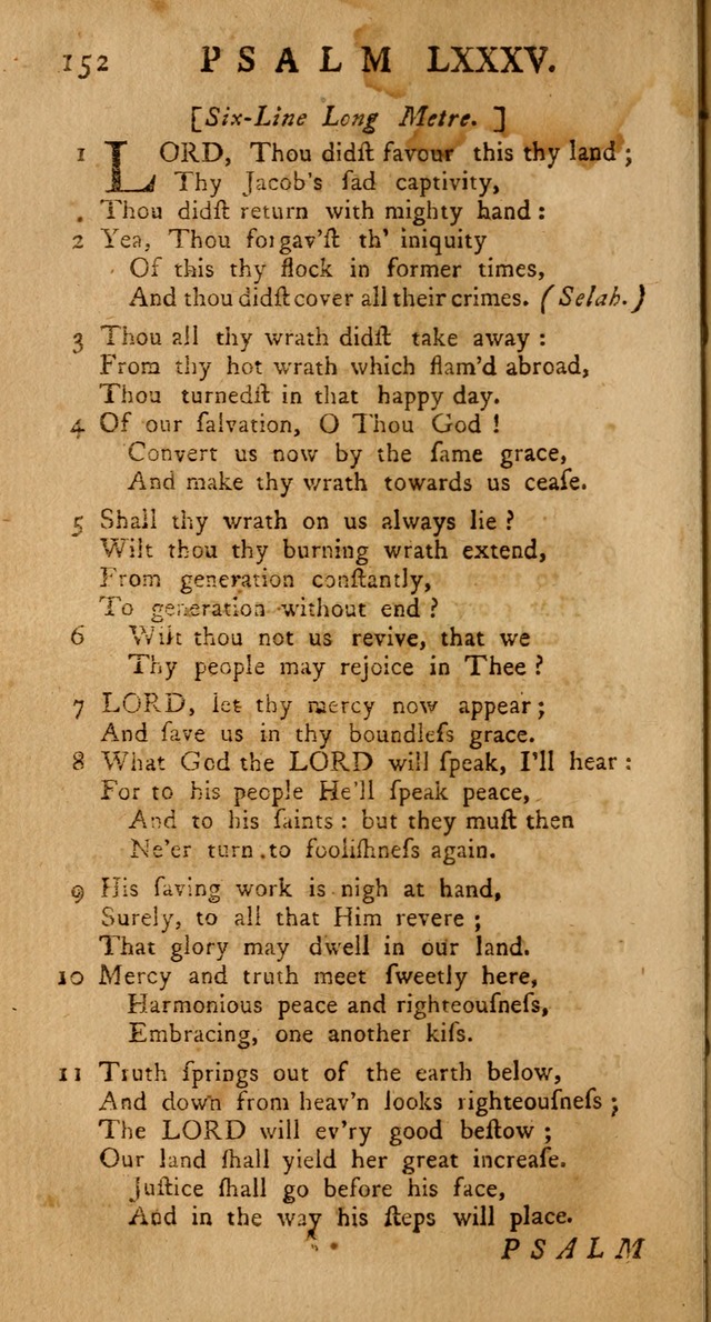 The Psalms Hymns and Spiritual Songs of the Old and New Testament, faithfully translated into English Metre: being the New-England Psalm-Book, revised and improved... (2nd ed.) page 152