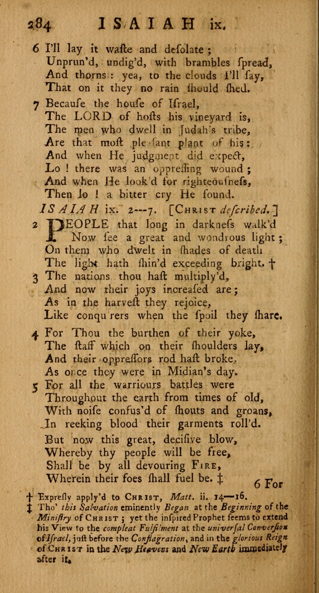 The Psalms Hymns and Spiritual Songs of the Old and New Testament, faithfully translated into English Metre: being the New-England Psalm-Book, revised and improved... (2nd ed.) page 284
