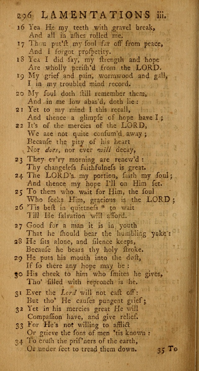 The Psalms Hymns and Spiritual Songs of the Old and New Testament, faithfully translated into English Metre: being the New-England Psalm-Book, revised and improved... (2nd ed.) page 296