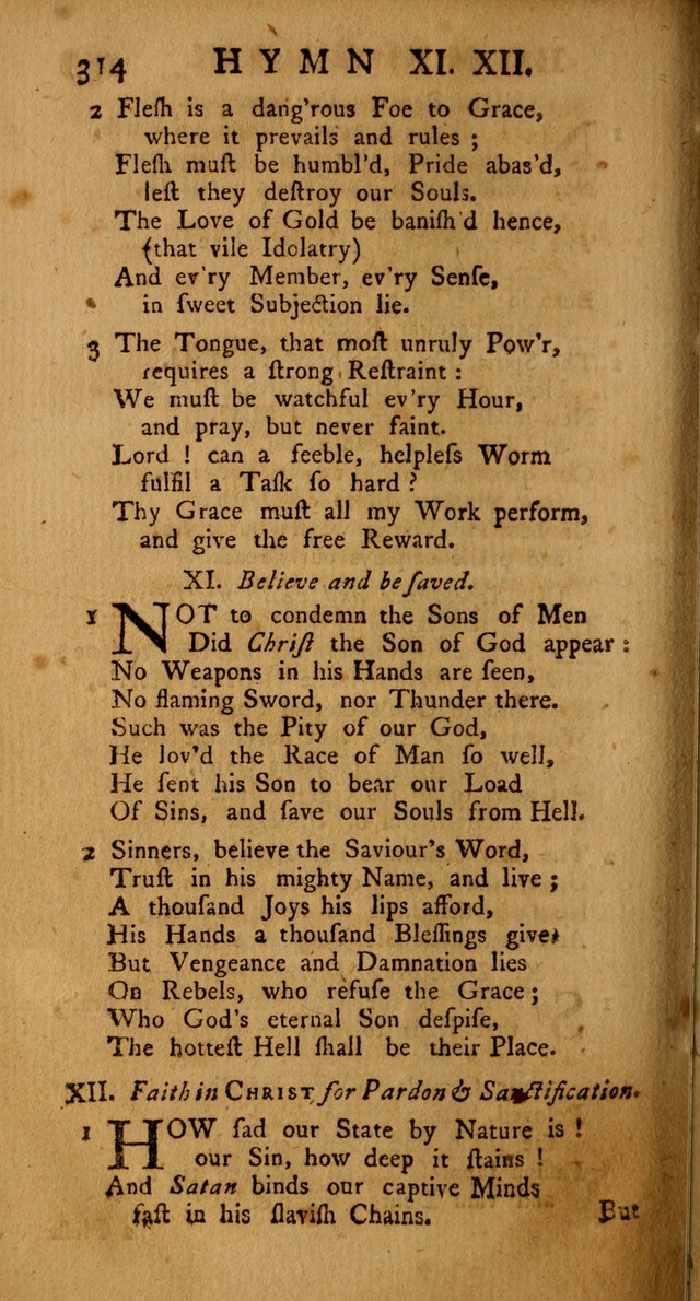 The Psalms Hymns and Spiritual Songs of the Old and New Testament, faithfully translated into English Metre: being the New-England Psalm-Book, revised and improved... (2nd ed.) page 314