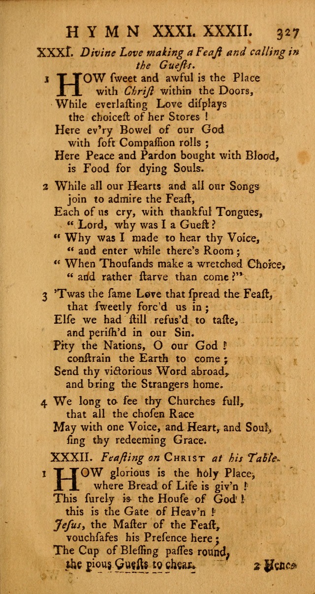 The Psalms Hymns and Spiritual Songs of the Old and New Testament, faithfully translated into English Metre: being the New-England Psalm-Book, revised and improved... (2nd ed.) page 327