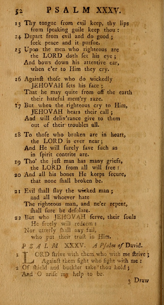 The Psalms Hymns and Spiritual Songs of the Old and New Testament, faithfully translated into English Metre: being the New-England Psalm-Book, revised and improved... (2nd ed.) page 52
