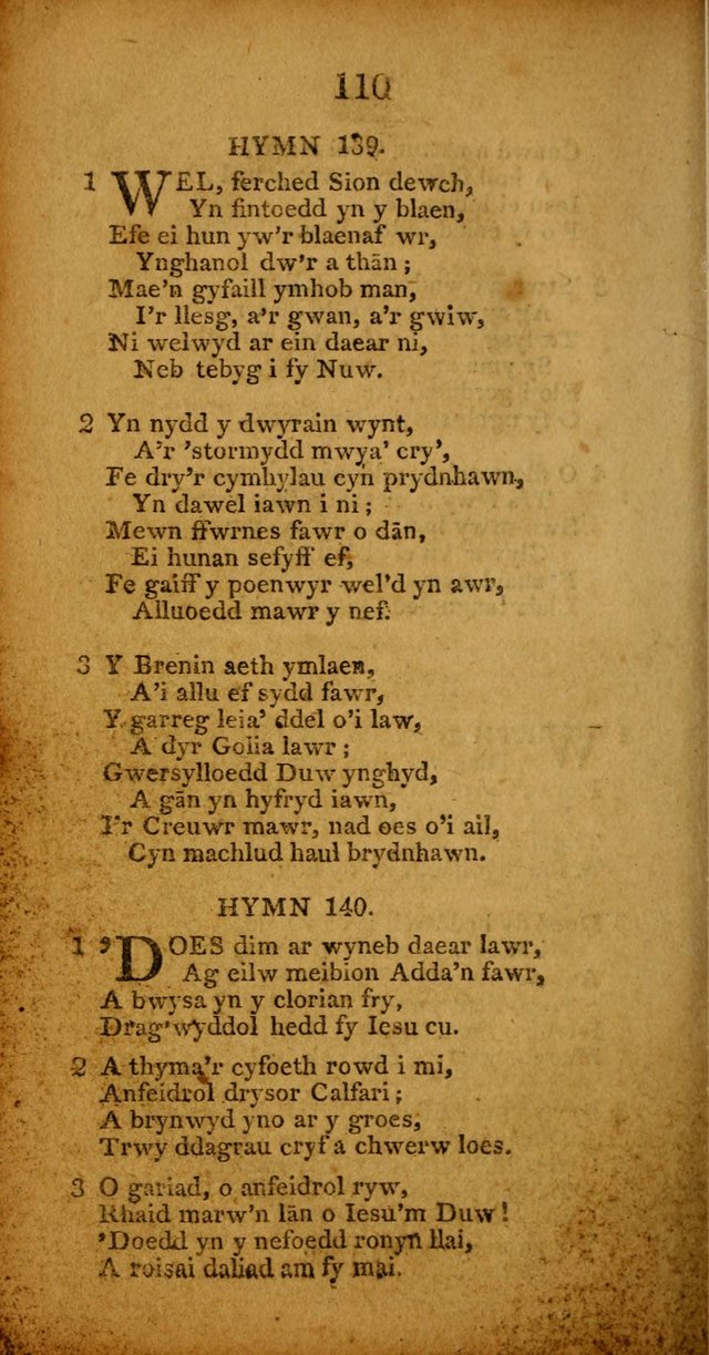 Pigion o Hymnau page 110