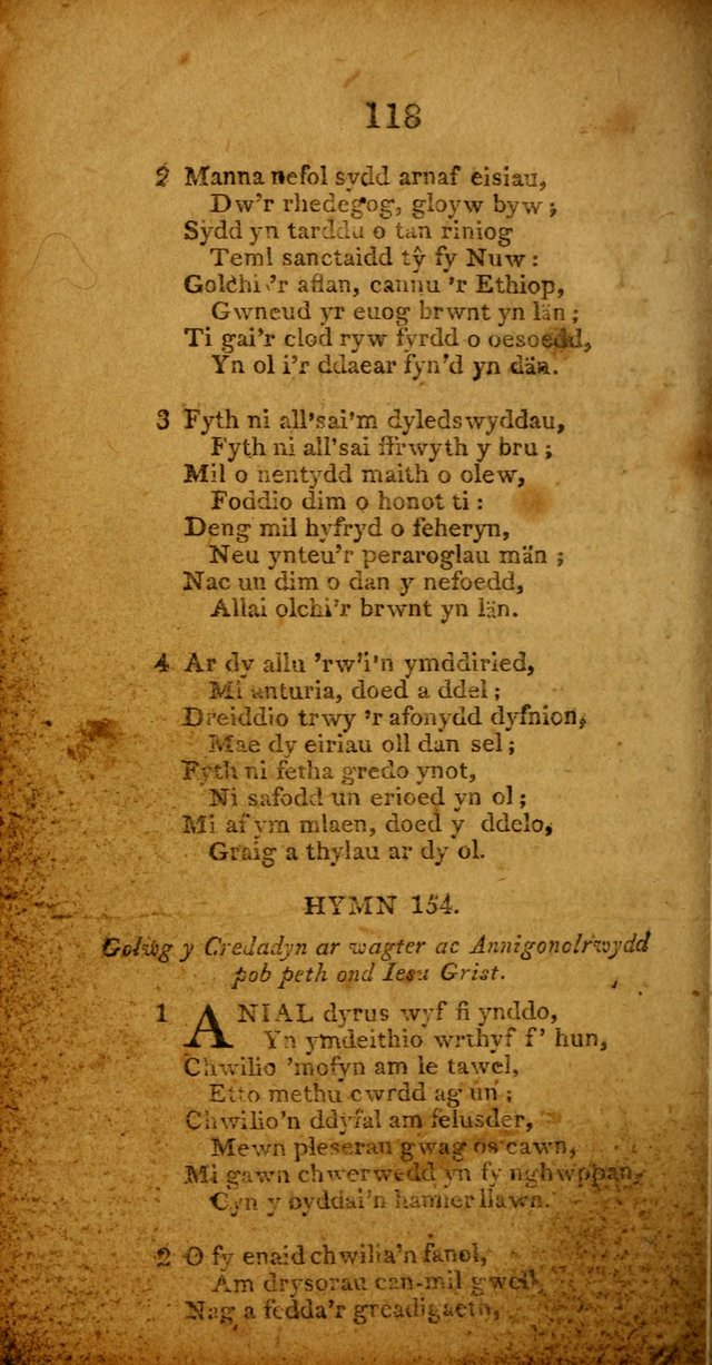 Pigion o Hymnau page 118