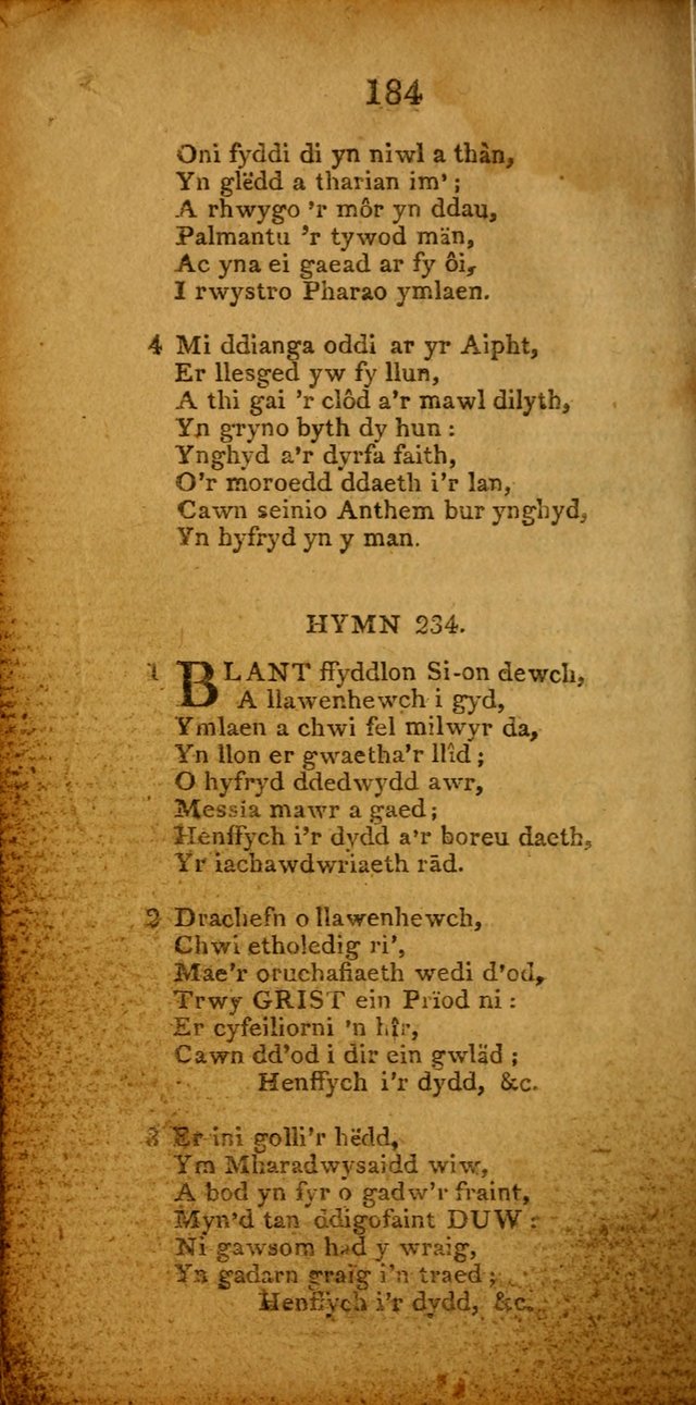 Pigion o Hymnau page 186