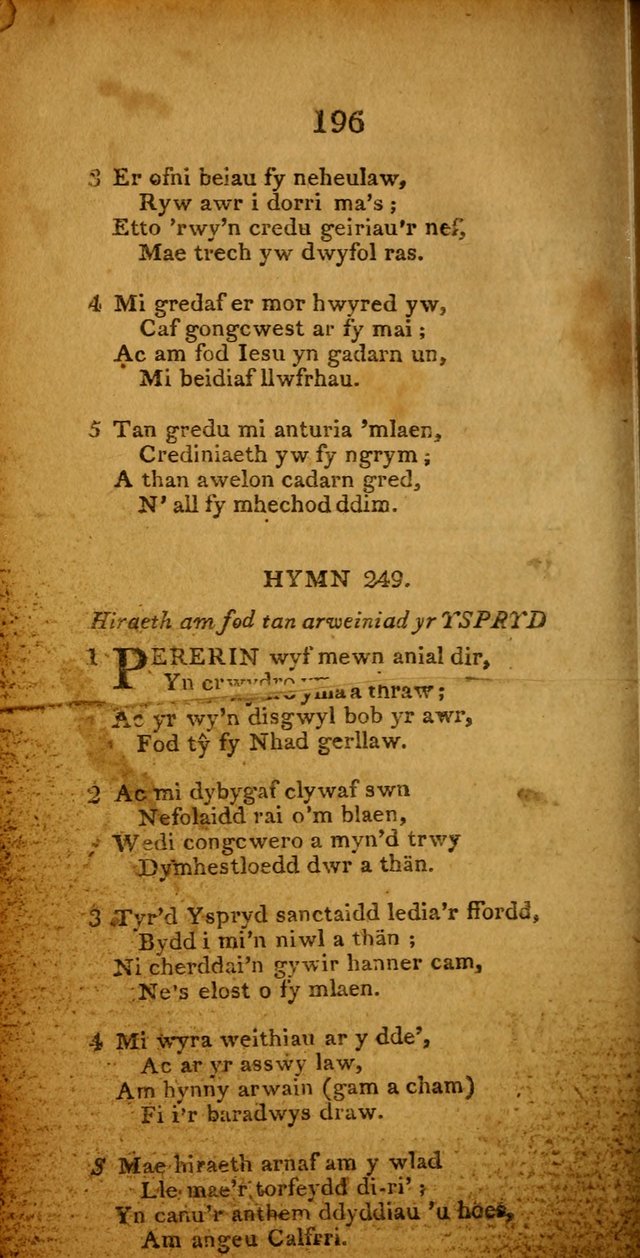 Pigion o Hymnau page 198