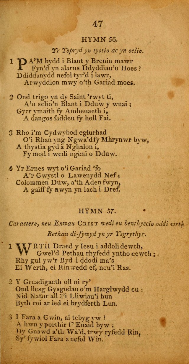 Pigion o Hymnau page 47