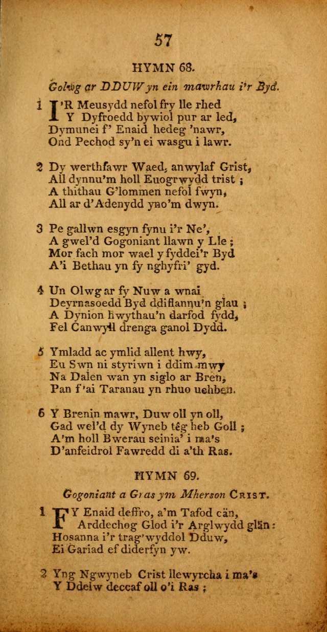 Pigion o Hymnau page 57