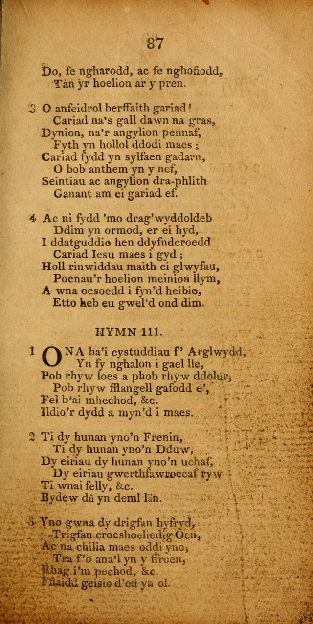 Pigion o Hymnau page 87