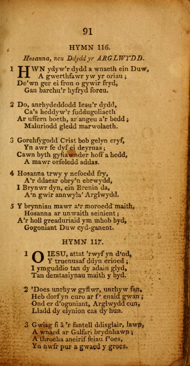 Pigion o Hymnau page 91