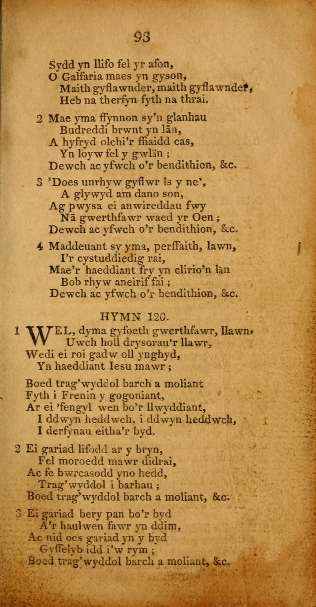 Pigion o Hymnau page 93
