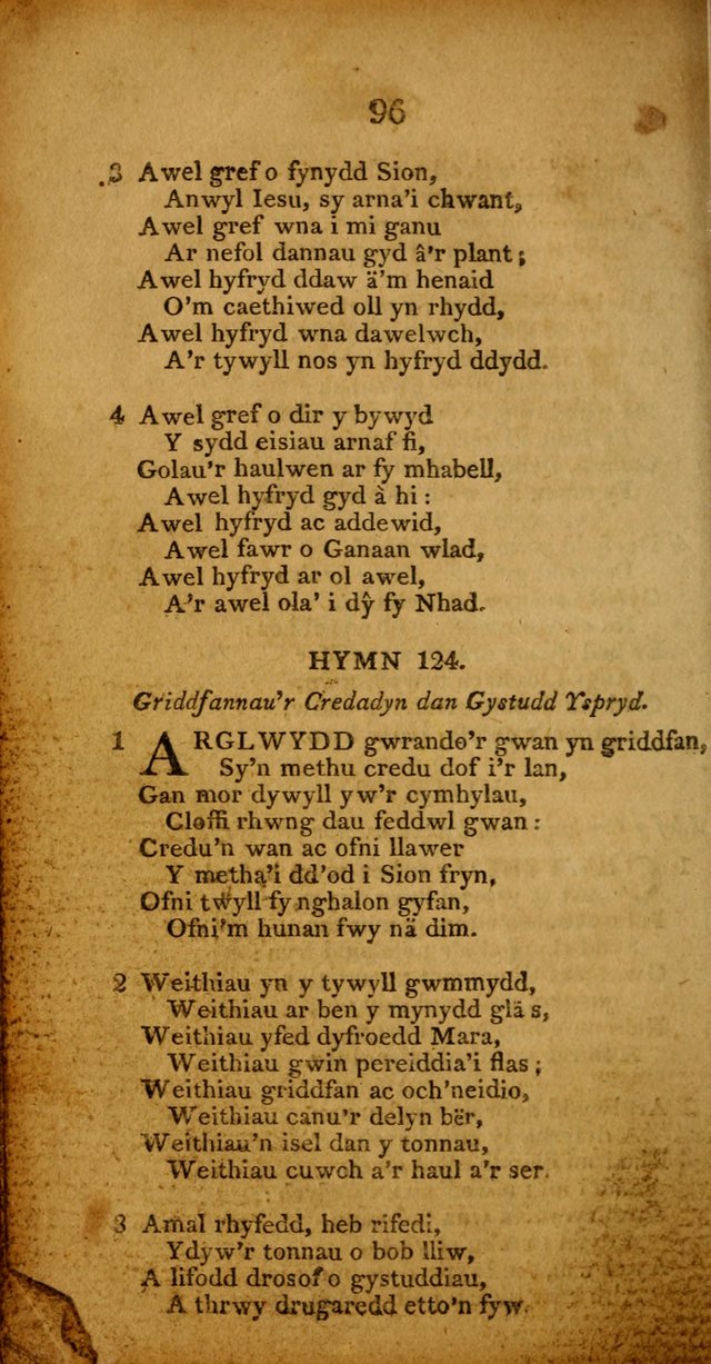 Pigion o Hymnau page 96