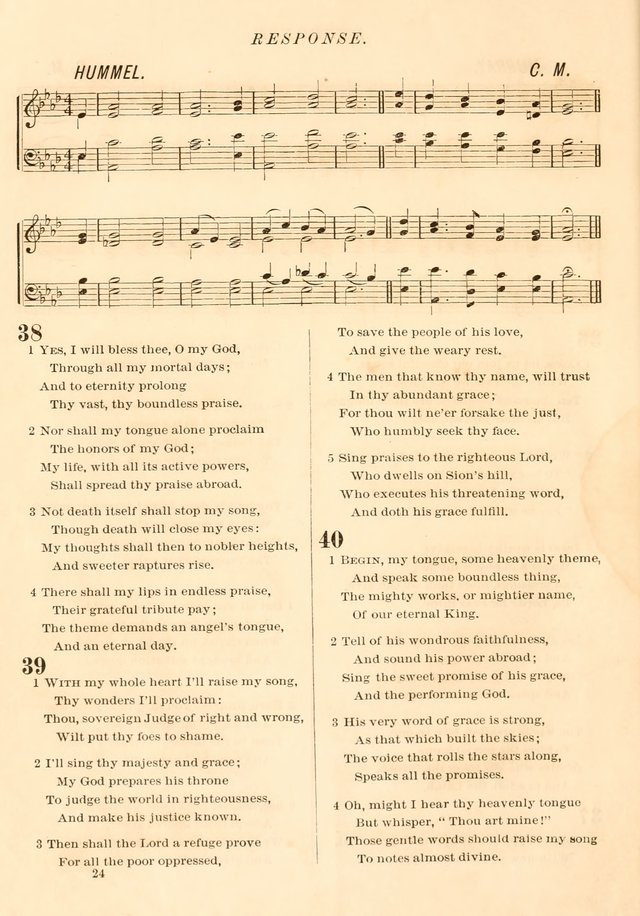 The Presbyterian Hymnal page 24