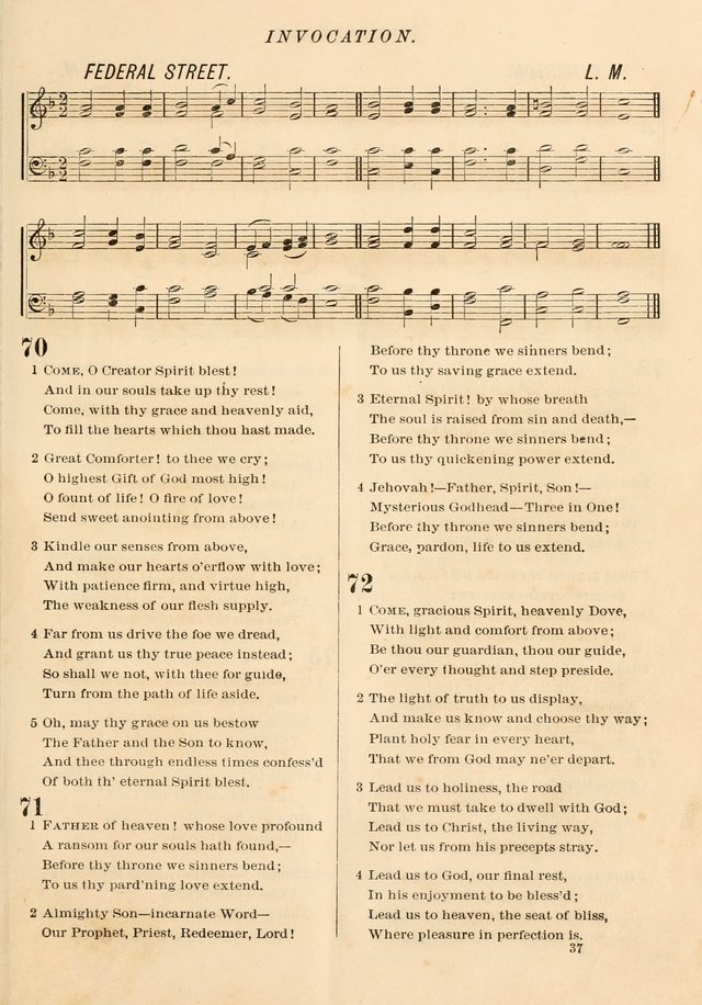 The Presbyterian Hymnal page 37