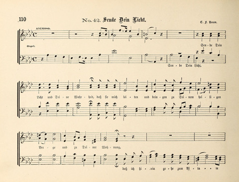 Polyhymnia: Sammlung christlich-religiöser Gesänge, für Gemischten Kirchen-Chor page 110