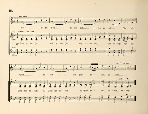 Polyhymnia: Sammlung christlich-religiöser Gesänge, für Gemischten Kirchen-Chor page 26