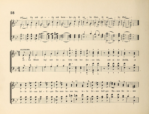 Polyhymnia: Sammlung christlich-religiöser Gesänge, für Gemischten Kirchen-Chor page 28