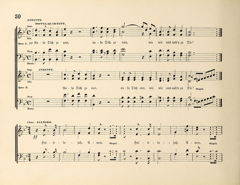 Polyhymnia: Sammlung christlich-religiöser Gesänge, für Gemischten Kirchen-Chor page 30
