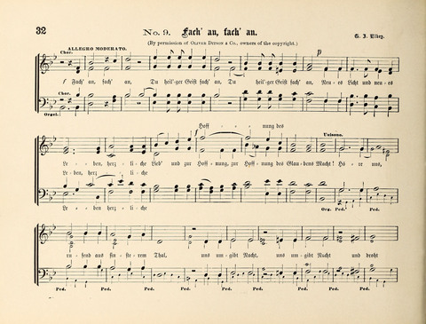 Polyhymnia: Sammlung christlich-religiöser Gesänge, für Gemischten Kirchen-Chor page 32
