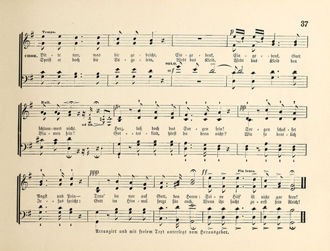 Polyhymnia: Sammlung christlich-religiöser Gesänge, für Gemischten Kirchen-Chor page 37