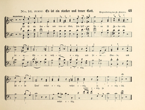 Polyhymnia: Sammlung christlich-religiöser Gesänge, für Gemischten Kirchen-Chor page 45
