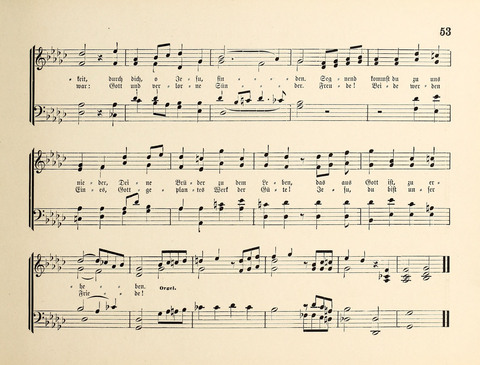 Polyhymnia: Sammlung christlich-religiöser Gesänge, für Gemischten Kirchen-Chor page 53