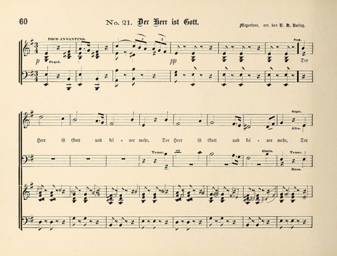 Polyhymnia: Sammlung christlich-religiöser Gesänge, für Gemischten Kirchen-Chor page 60