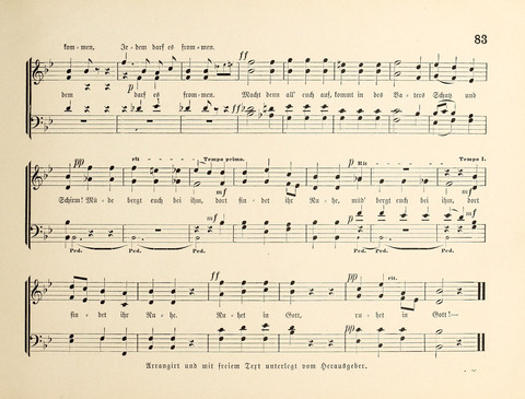 Polyhymnia: Sammlung christlich-religiöser Gesänge, für Gemischten Kirchen-Chor page 83