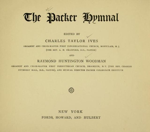 The Packer Hymnal page 1