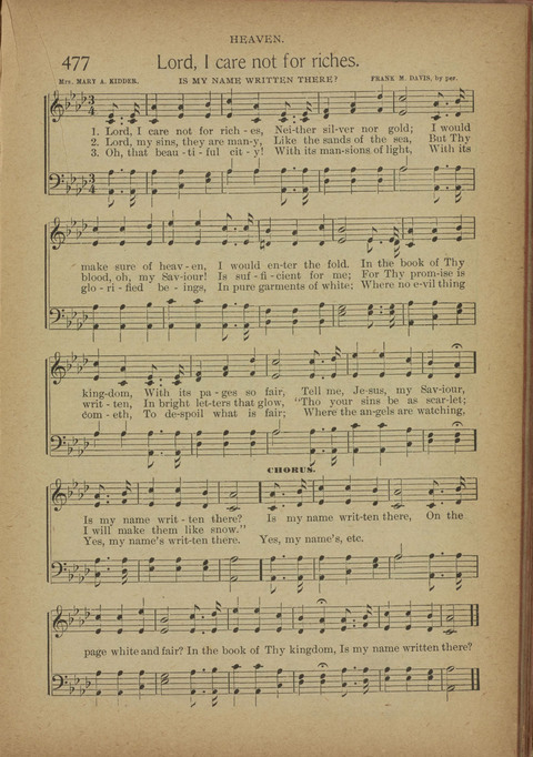 The Praise Hymnal: a collection of hymns and tunes page 428