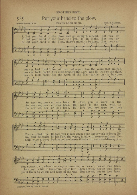The Praise Hymnal: a collection of hymns and tunes page 481